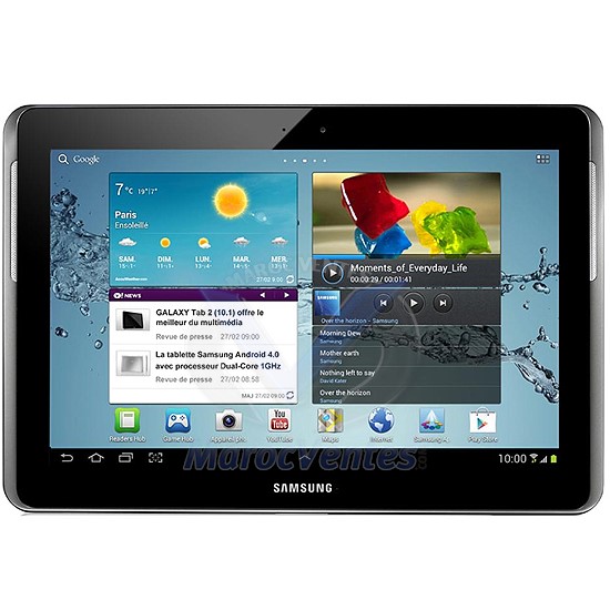 Galaxy Tablette 10,1" Bluetooth 3G Android 4.0 P5100
