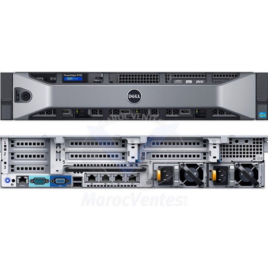 Dell PowerEdge R730  E5-2620 v3 16GB 2*300GB H730 3yrs PER730-E5-2620V3