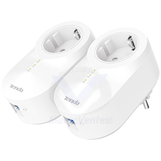 CPL AV1000 Adapteur Powerline Kit avec 2 Ports Gigabit et Prise Intégrée PH6