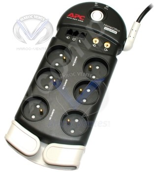 APC HOME/OFFICE SURGEARREST 6PRISES + PHONE/ADSL&TV PROTECT
