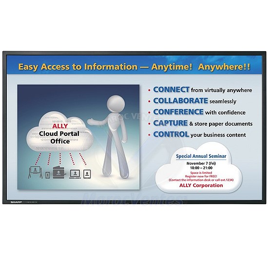 Moniteur Professionnel Tactile 43"(107.9 cm) 24/7 LED IPS PN-Y436