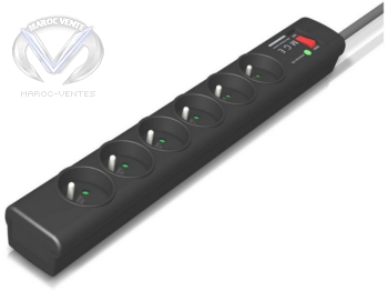 Rallonge protection STIRP 6 prises
