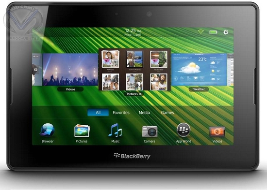 Blackberry Playbook 32GB 7" avec Bluetooth, USB, Wifi