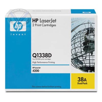 HP Q1338D - Pack de 2 toners noirs