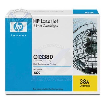 HP Q1338D - Pack de 2 toners noirs Q1338D
