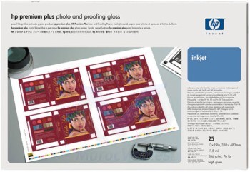 Papier photo à finition brillante  Premium Plus Q5486A