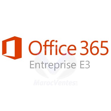 Office 365 Entreprise E3 1 an 1 Utilisateur pour 5 PC ou MAC