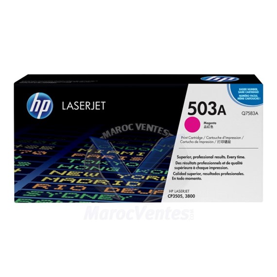 Cartouche de toner 503A magenta LaserJet d