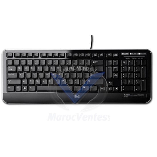 Clavier HP USB Keyboard pour Ordinateur QY776AA