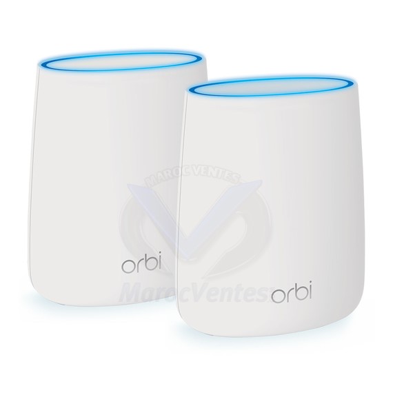 Système Wifi Mesh amplificateur RBK20 (1 routeur + 1 satellite extender)  Jusqu’à 250m² de couverture RBK20