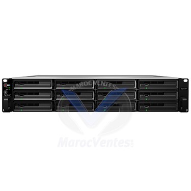 Serveur NAS de Haute Performance 12 Baies  Dual Core 2.13 Ghz  2 Go Ram 4 LAN Gigabit