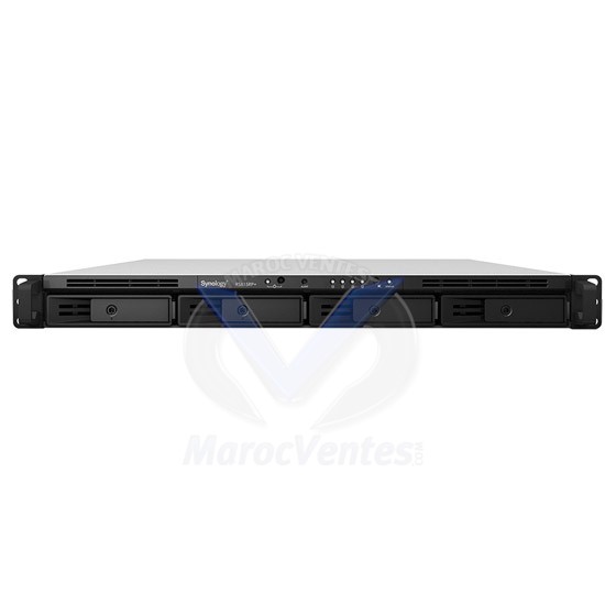 4 Baies  Quad Core 2.4 Ghz  2 Go Ram 4 LAN Gigabit  24 To  48 To - 2 USB 3.0 - 1 eSATA RS815+
