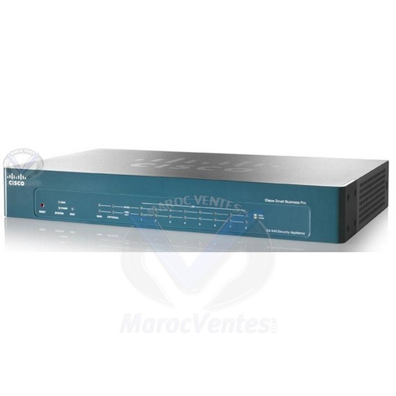 Cisco Small Business Pro SA 540 Dispositif de sécurité - 8 ports SA540-WEB-BUN3-K9