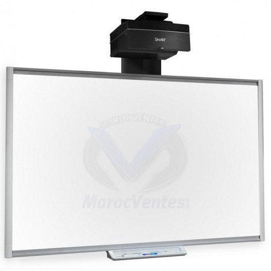 Tableau Blanc Interactif 87’ Dual User et Plumier intelligent   avec Projecteur ULTRA Courte Focale 3D UX-80 SBM685ix2