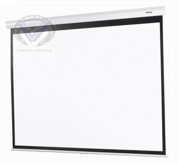 Ecran de projection -80 po - 4:3 - Blanc