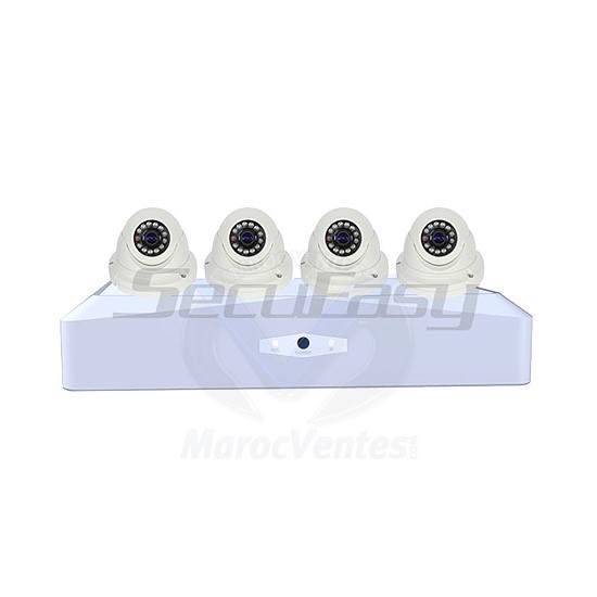 Kit includes 1×4CH 720P/960P real time NVR SE-NR8104A-ND102PH