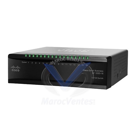 Switch rackable 16 ports 10/100 Mbps SF100-16-EU