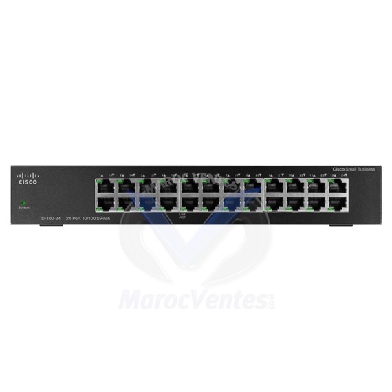Switch Small Business 24 ports 10/100 rackable non géré SF110-24-UK