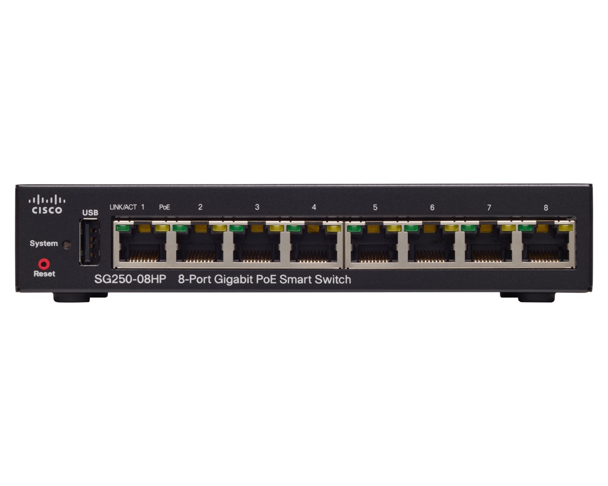 Switch Gigabit manageable 8 ports 10/100/1000 PoE+