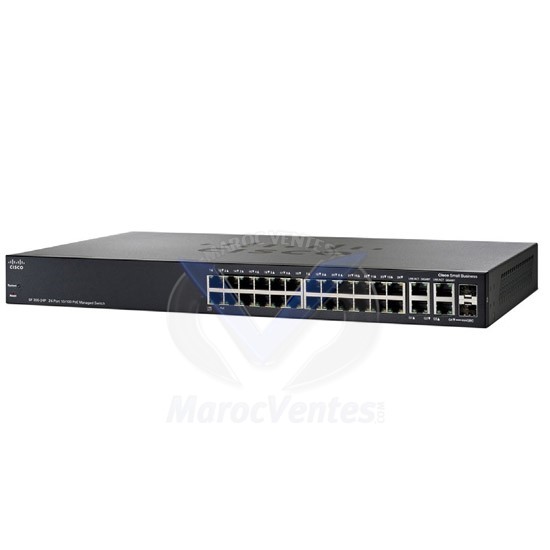 Switch Gigabit Manageable 24 Ports PoE+ + 2 Ports Combo Mini-GBIC SG300-28PP-K9-EU
