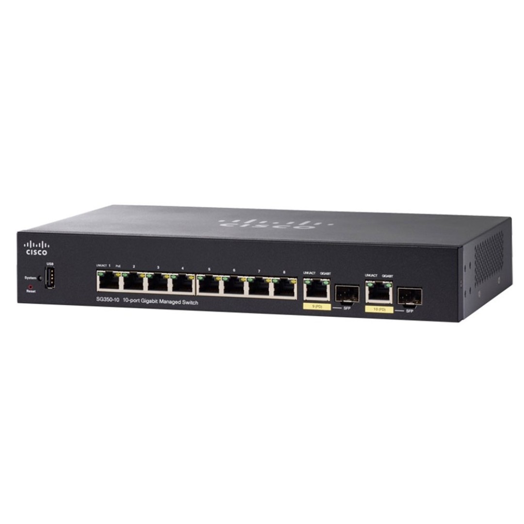 Switch 8 x 10/100/1000 + 2 x combo Gigabit SFP