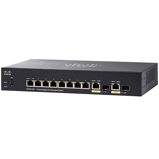 Switch Gigabit Manageable 10 Ports 10/100/1000 PoE+  2 x SFP Gigabit Combiné