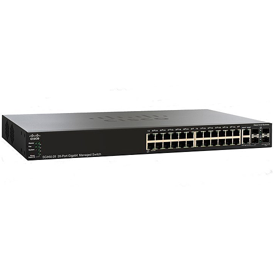 Switch Gigabit Manageable 24 Ports 10/100/1000 avec 2 Ports Combo Gigabit /SFP et 2 SFP