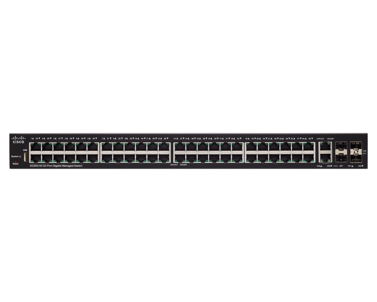 Switch 48 x 10/100/1000 + 2 x combo SFP Gigabit + 2 x SFP Gigabit