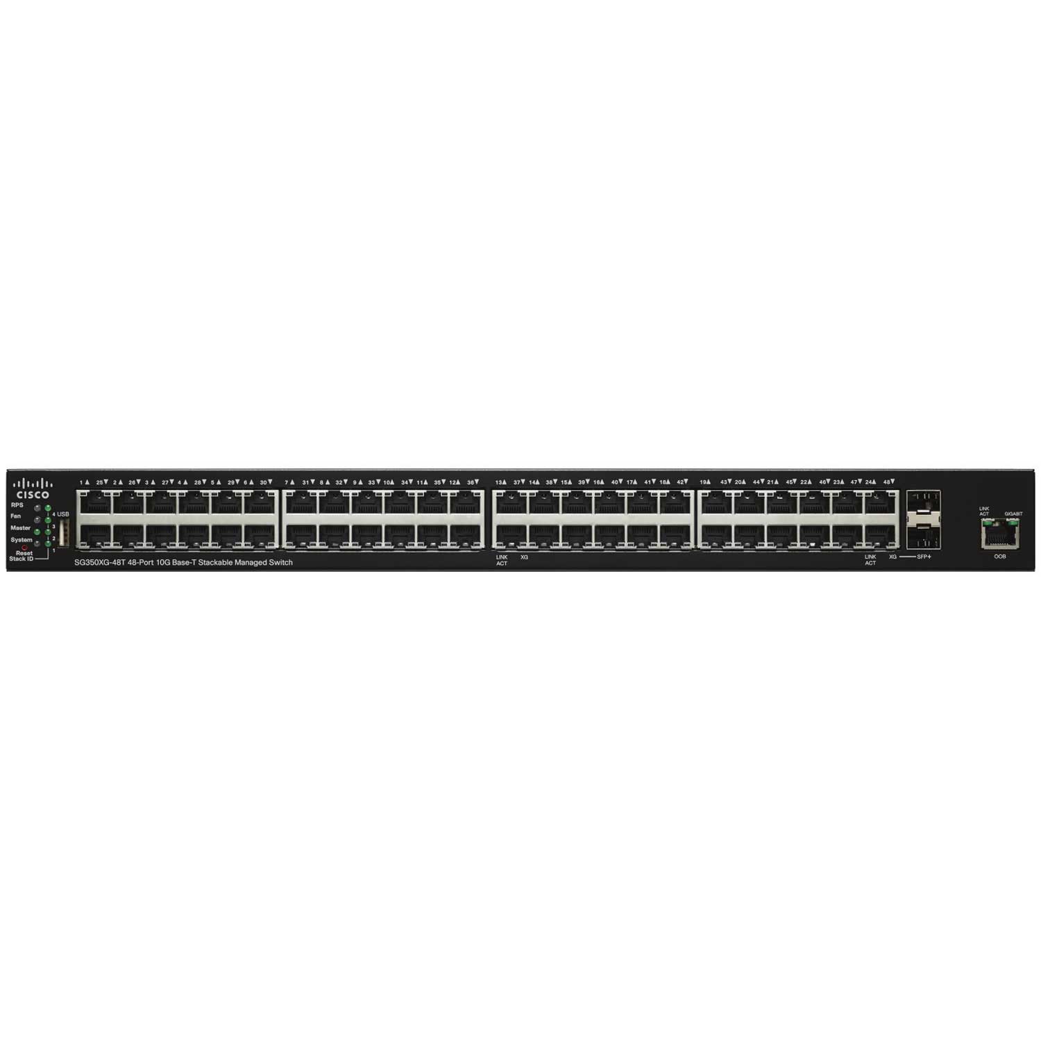 Switch 48 Port Stackable Managed 10 Gb Ethernet