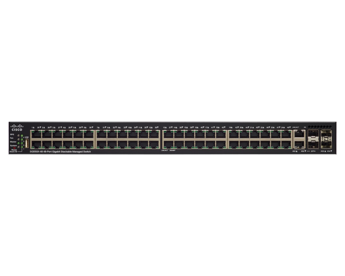 Switch 48 x 10/100/1000 + 2 x combo SFP 10 Gigabits + + 2 x SFP 10 Gigabits