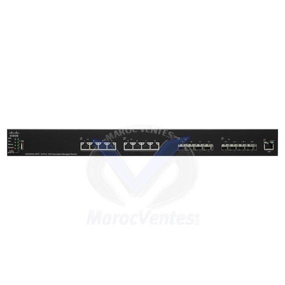 16 ports 10 Gigabit Ethernet SFP C3 Géré SG550XG-8F8T-K9-EU
