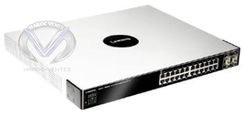 Switch 24 ports 10/100/1000 Mbps Administrable avec PoE