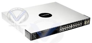 Switch 24 ports 10/100/1000 Mbps Administrable avec PoE SGE2000P