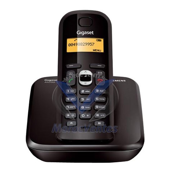 Téléphone sans fil DECT avec Combiné supplémentaire (version française) SIE-AS200