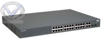 Switch administrable 24 ports avec 2 ports Combo Gigabit/SFP