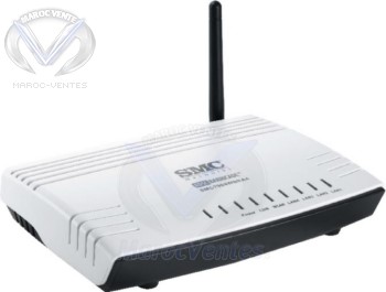 Annex A ADSL2/2+ Modem Router, 54Mbps Wireless  (802.11b/g) SMC7904WBRA4