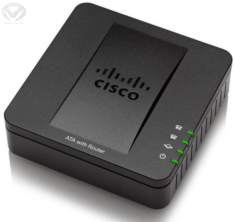 Routeur avec deux ports analogiques pour téléphone IP