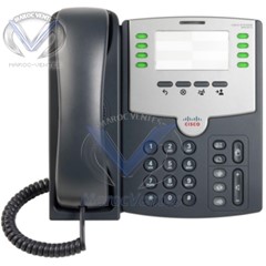 Téléphone VoIP 8 lignes avec PoE et Port PC sans afficheur (DESTOCKAGE) Sans Alimentations