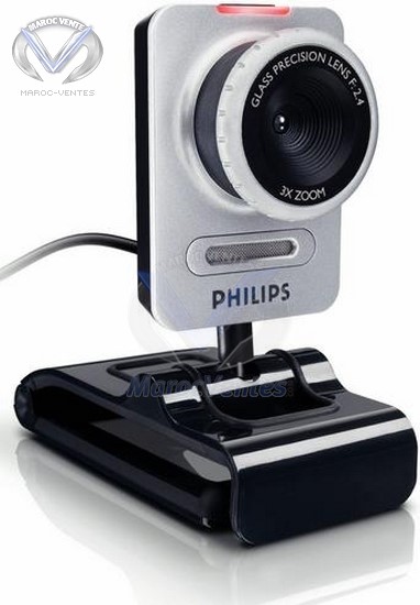 Philips  Fun  Webcam 1.3 Méga pixel  Zoom Numérique 3x  USB 2.0 et USB 1.1 SPC630NC/00