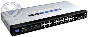 Switch Gigabit 24 ports 10/100 + 2 ports Mini-GBIC