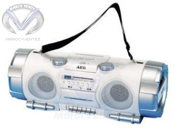 Mini chaine Boomblaster 400 watts - Blanc SRR 4317 CD/MP3 white