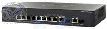 Switch SG300-10MP - Commutateur avec 10 ports SRW2008MP-K9