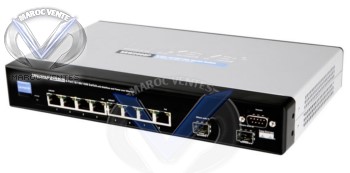 Switch Ethernet 8 ports 10/100/1000 avec WebView avec PoE SRW2008P