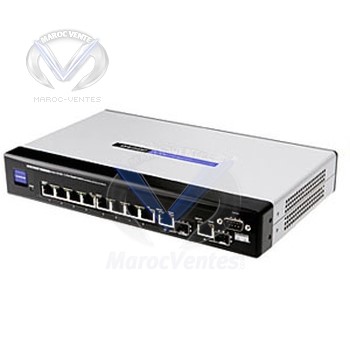 Switch Ethernet 8 ports 10/100 rackable avec WebView et PoE SRW208P