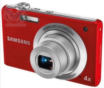 Appareil photo numérique ultra-fin Rouge de 12,2MP