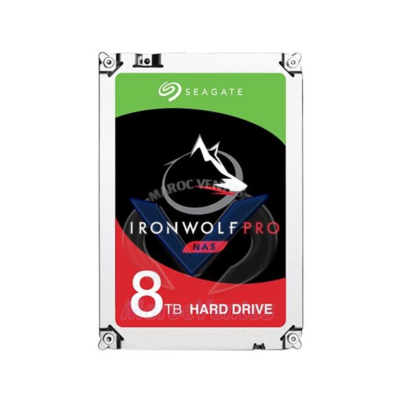Disque Dur Interne IronWolf PRO 8 To SATA III 256 Mo ST8000NE0021