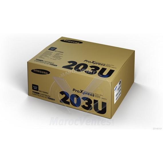 Cartouche de toner MLT-D203U noir Laser authentiques de 15 000 pages SU917A