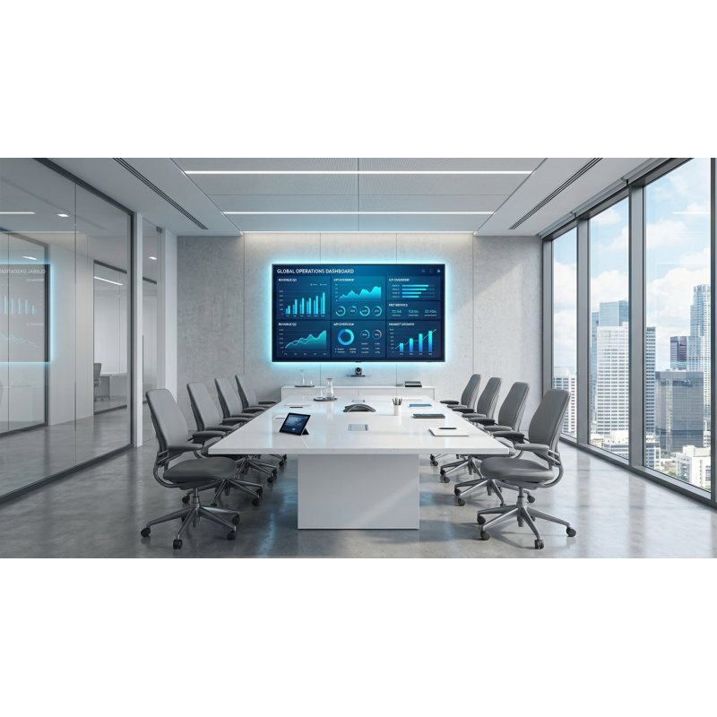Écran Géant 115 pouces (290.8 cm) 4K UHD Signage QHFX Fonctionnement 24/7