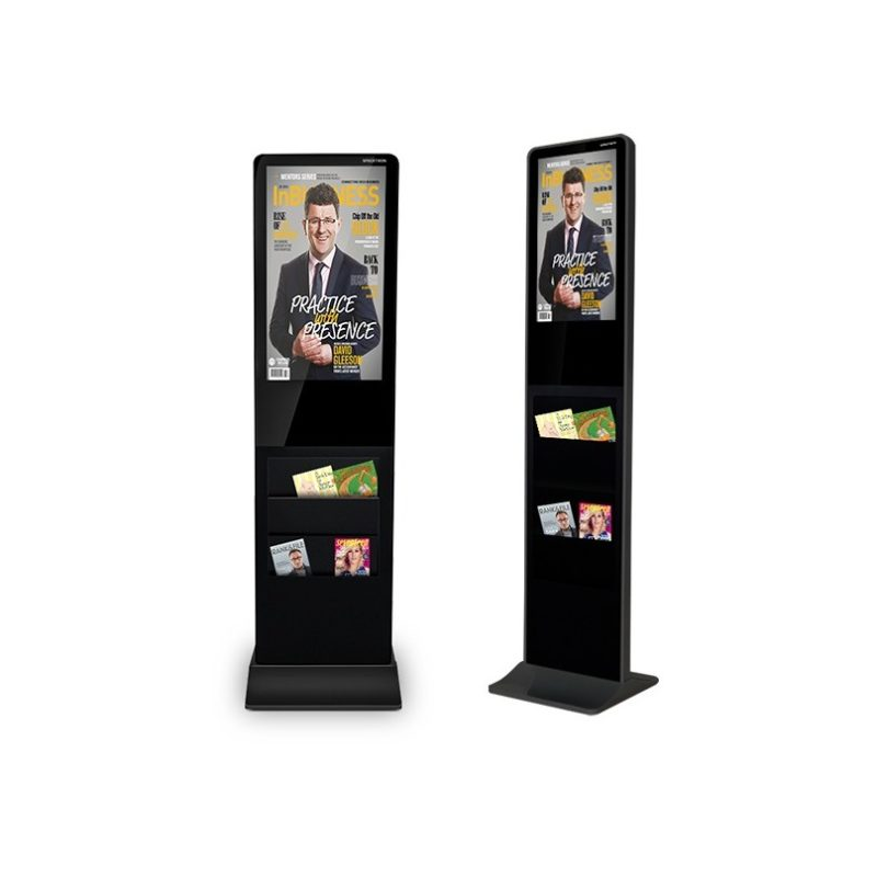 TOTEM Borne D’affichage Numérique Interactif 27 pouces Tout-en-Un FHD Multi-Touch