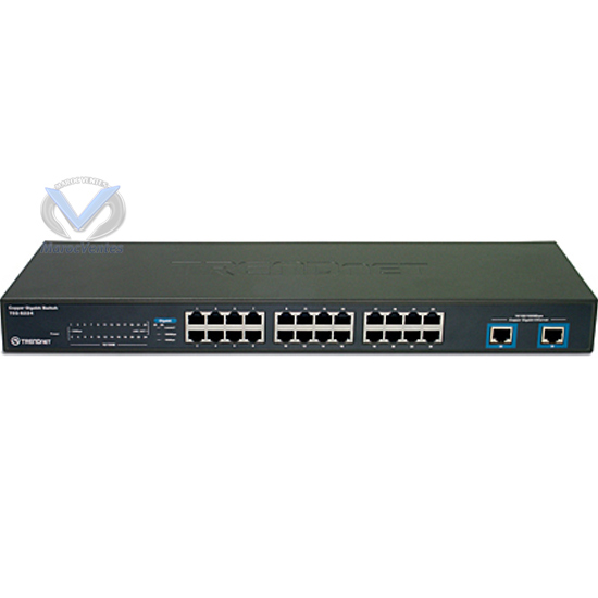 Switch 24 Ports 10/100 + 2 Ports 10/100/1000 Mbits